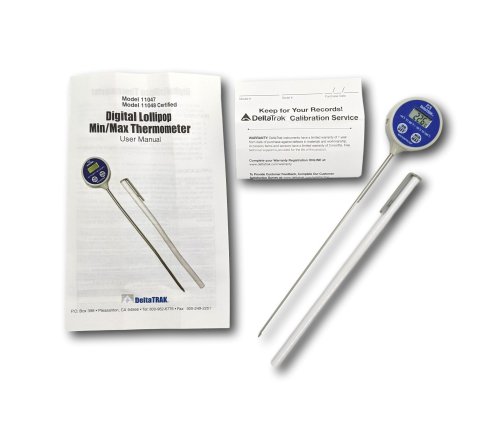 11047 Digital Lollipop Min/Max Waterproof Thermometer 