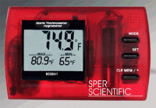 Discontinued - IC800041R - Alarm Thermometer - Hygrometer