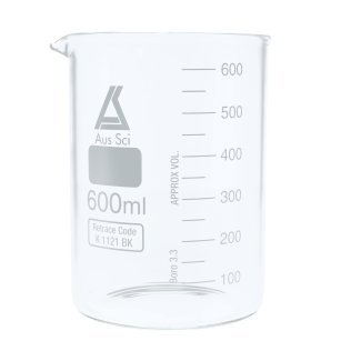 Low Form Beaker 600ml Borosilicate Glass - IC-30140