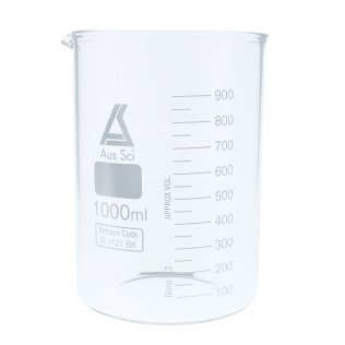 Low Form Beaker 1000ml Borosilicate Glass - IC-30180