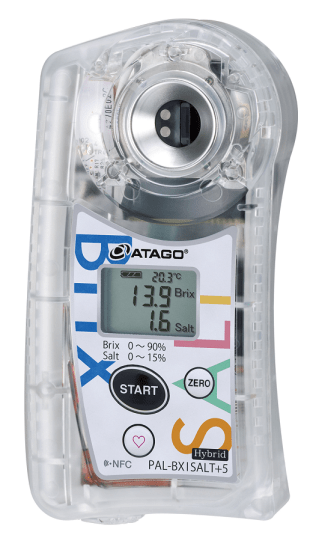 Pocket Salt & Brix Meter with programmable methods - IC-PAL-BX-SALT5