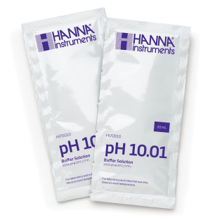 HI70010P pH 10.01 Calibration Buffer Sachets (25 x 20 mL)