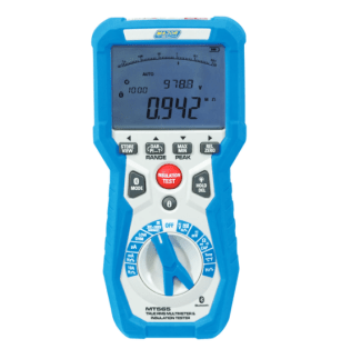 MT565 True RMS Multimeter and Insulation Continuity Tester