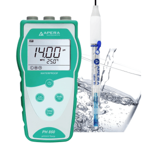 PH850-PW Portable pH Meter for Pure Water (Drinking/RO/Distilled/Deionized Water), Equipped with LabSen® 803 Electrode