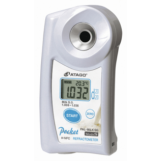 Pocket Milk Specific Gravity Refractometer - PAL-MILK-SG