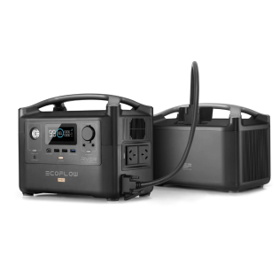 EcoFlow River600 PRO Portable Power Station (600W AC, 720Wh Battery) With One Extra Battery