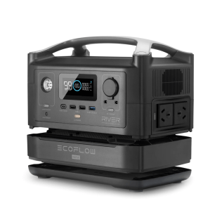EcoFlow River600 Portable Power Station (With One Extra Battery)