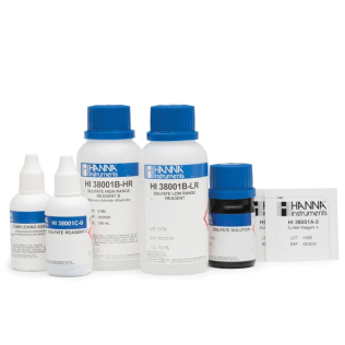 Sulfate (as SO₄²-) Titration-based Chemical Test Kit, 200 Tests