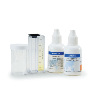 Ammonia (as NH3-N) Colorimetric-based Chemical Test Kit for Salt Water
