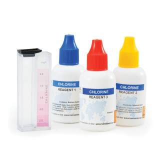 Chlorine (as Cl₂, total) Colorimetric-based Chemical Test Kit