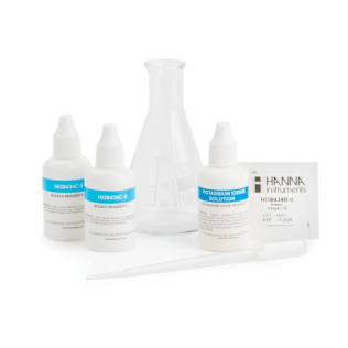 Pool Line Hypochlorite (as Cl₂) Titration-based Chemical Test Kit