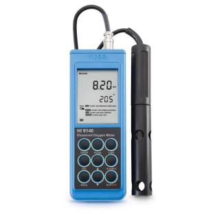 Portable Dissolved Oxygen Meter (With 4 Meter Cable) - IC-HI9146-04