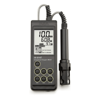 Portable Galvanic Dissolved Oxygen Meter (With 10 Meter Cable) - IC-HI9147-10