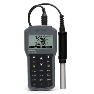 Digital pH,EC,DO Portable Meter with HI829113 pH Electrode - IC-HI98199