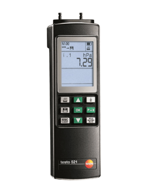 Testo 521-3 - Differential Pressure Measuring Instrument