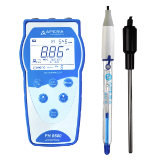 PH8500-HF Portable pH Meter Kit for Hydrofluoric and other Strong Acids