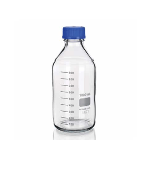 Reagent Bottle 100ml with Cap and Pouring Ring - 60100