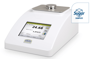 Digital Refractometer for Sugar Samples (nD 1.3200 to 1.7000, +/- 0.0001; 0 to 95 % Brix, +/- 0.1) - IC-DR6100