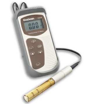 EC-CON6-03K Plus - EcoScan CON 6 Conductivity Meter with electrode and Conductivity carrying kit set,
