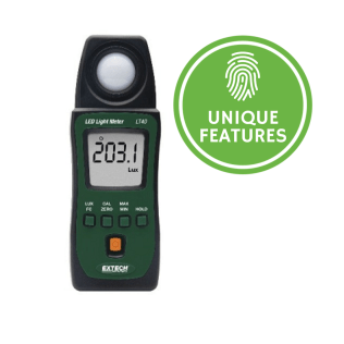 LED Light Meter (Lux or Foot-Candle) - LT40