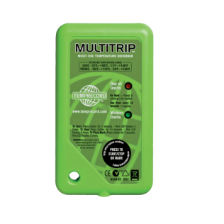 MULTITRIP Green Straight S/S Probe, 8k, 1m Cable