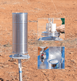 Precipitation Monitoring Station with Stainless Steel Rain Gauge - IC-SNiP-SRG-A