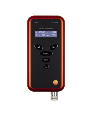 testo DiSCmini - handheld measuring instrument for nanoparticle counting - IC-133