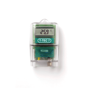 T-TEC 7-1E Temperature Data Logger with internal sensor and display