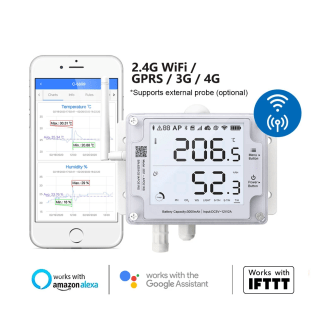 UbiBot GS1-AL4G1RS-alarm (WiFi and SIM) with Alarm