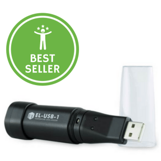 USB Temperature Data Logger, Battery Powered - EL-USB-1