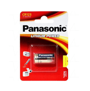 Panasonic CR123A 3V 1550mAh Photographic Lithium Battery - CR123A-BP1
