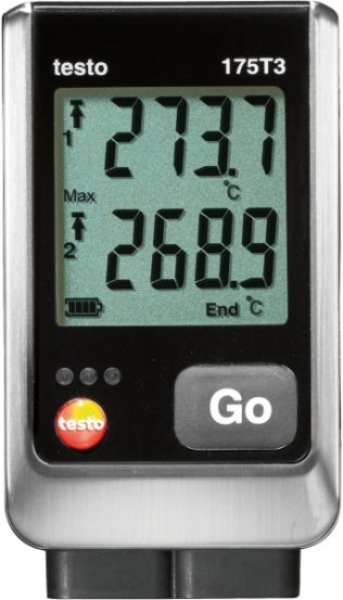 2-Channel Temperature Data Logger With Ext Sensor Connections