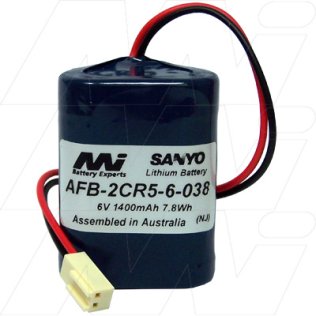 Lithium Battery for Zip Lavatory Auto Flush Sensors - AFB-2CR5-6-038