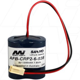 Lithium Lavatory Auto Flush Sensor Battery - AFB-CRP2-6-038