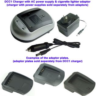 Camera Battery Charger Adaptor Plate for JVC BN-V907 - AVP907