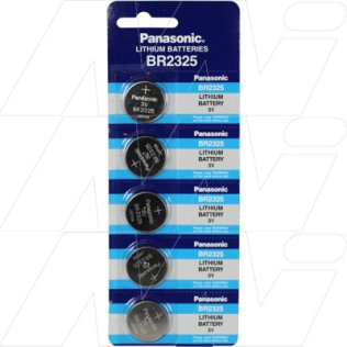 BR2325 Panasonic Consumer Lithium Coin Cell Battery - BR2325-BP5(P)