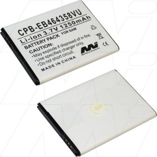Mobile Phone Battery suitable for Samsung Galaxy Y Duos - CPB-EB464358VU-BP1
