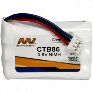 Cordless Telephone Battery - CTB86-BP1