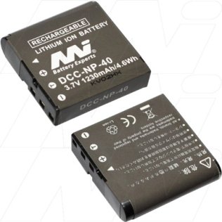 Portable Audio Player & Digital Still Camera Battery - DCC-NP-40-BP1