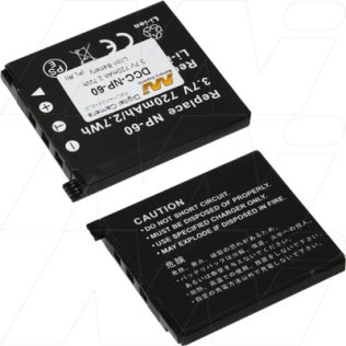Consumer Digital Camera Battery - DCC-NP-60-BP1