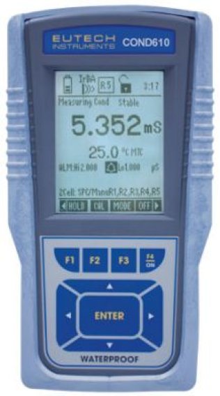 Waterproof CyberScan CON 610 Conductivity-TDS-Resistivity-Salinity Meter with 3m cable 4cell electro - EC-CONWP610-03