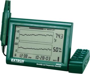 EXTECH RH520A-240, Humidity plus Temperature Chart Recorder with Detachable Probe 240V