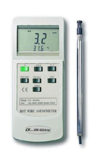 Hot Wire Anemometer for Low Air Speeds - AM4204HA