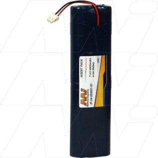 Battery replaces Topcon 24-030001-01, EPG-0620-1, L18650-4TOP. Suitable for Topcon Hiper Ga, Hiper G - IP-24-030001-01