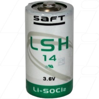 LSH14 Saft High Rate C size Battery Specialised Lithium Battery Cylindrical Cell - Spiral Wound Type - LSH14