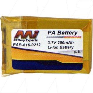 Portable Media Player Battery - PAB-616-0212-BP1