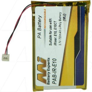 Portable Media Player Battery - PAB-IR-E10-BP1