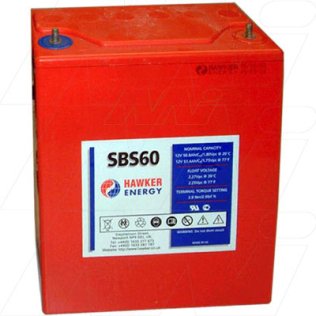 Sealed Lead Tin BatteryPowerSafe SBS - SBS60