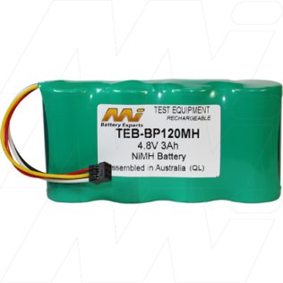 Battery replaces Fluke BP120MH suits Fluke 123, 124, 43, 43B - TEB-BP120MH