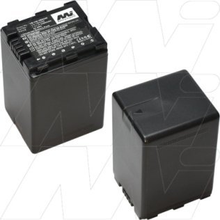 Camcorder Battery replaces Panasonic VW-VBN130, VW-VBN260, VW-VBN390 - VB-VW-VBN390-BP1